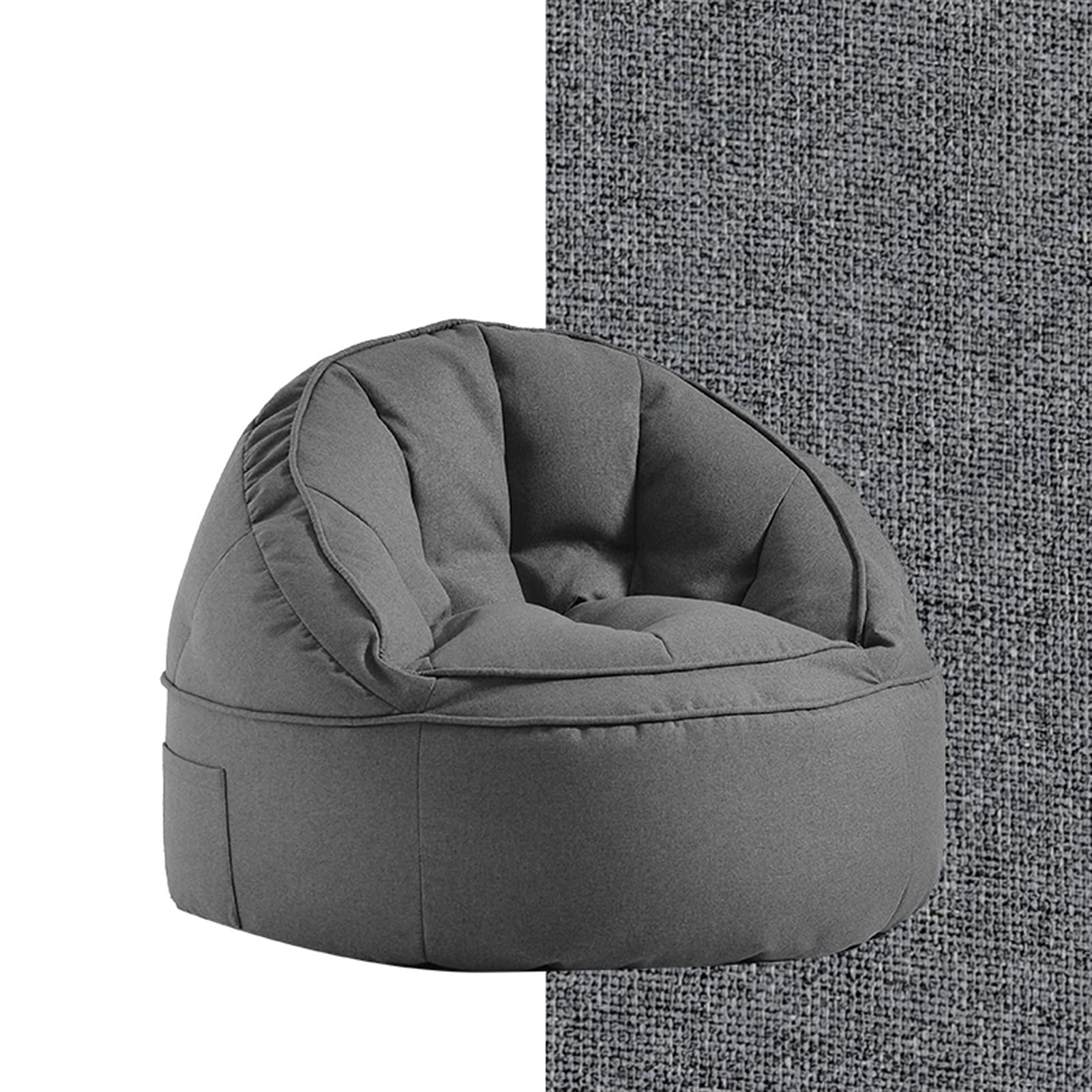 Sofas Bean Bags Couches Reclining Chairs Indoor Loungers Lazy Sofa Outdoor Bean Bag Chairs Backrest Thick Seat 757570cm/29.5×29.5×27.5In (Color : D) (A)