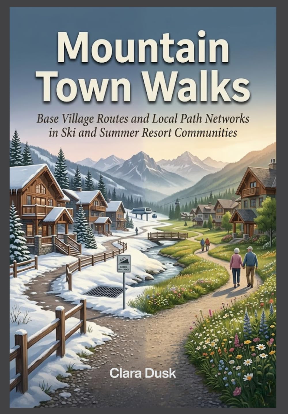 Mountain Town Walks Base Village Routes and Local Path Networks in Ski and Summer Resort Communities