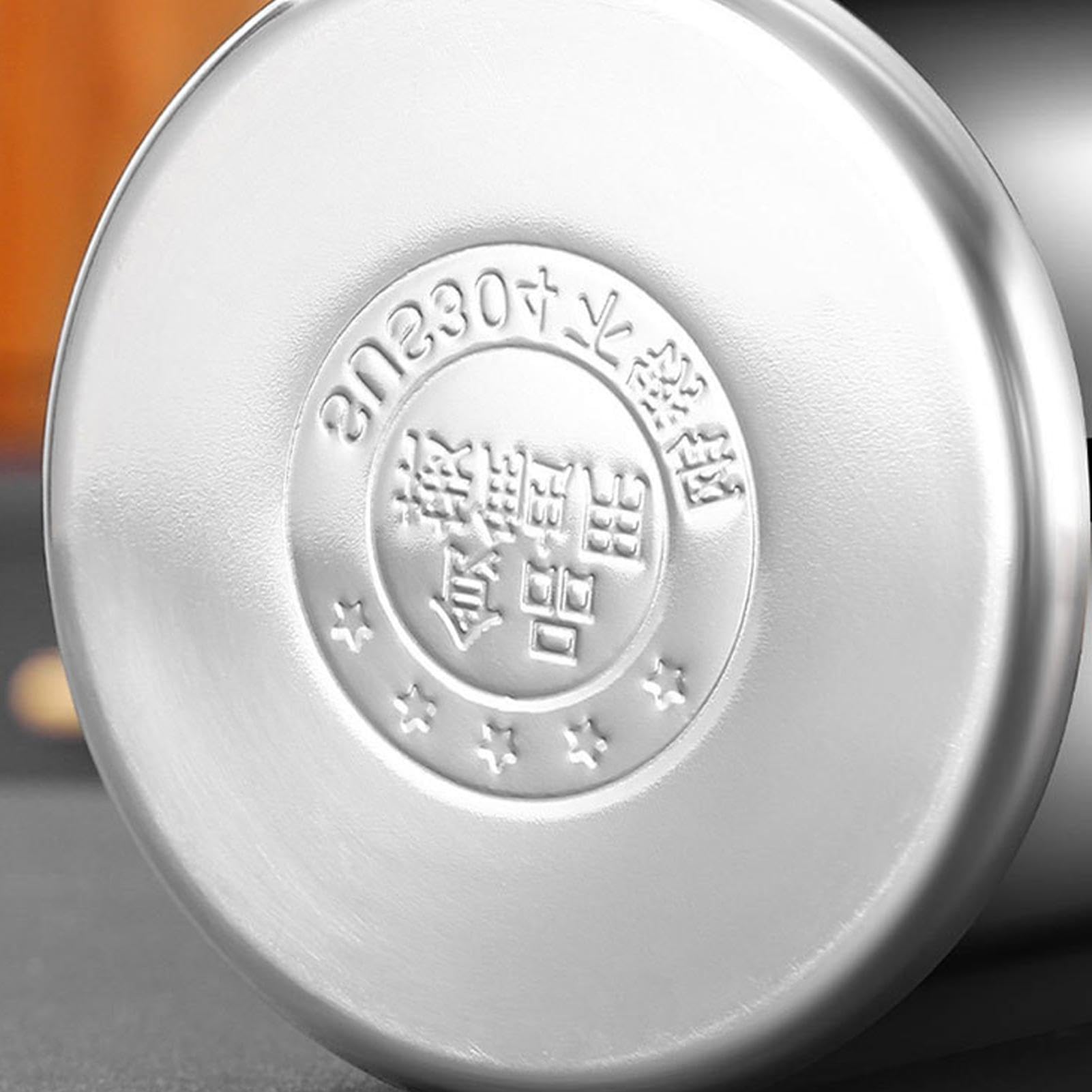 Pentola per friggitrice con cestello filtrante, in acciaio inox, friggitrice con manico in legno, padella per friggitrice ad olio profonda, friggitrice per friggitrice per friggere pesce,