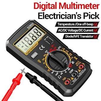 Voltmeter Multimeter | High Precision 1999 Count Automotive Detector,Volt Meters and Multimeters - for Home Household Electrical Electrician Industrial Commercial Residential Marine RV