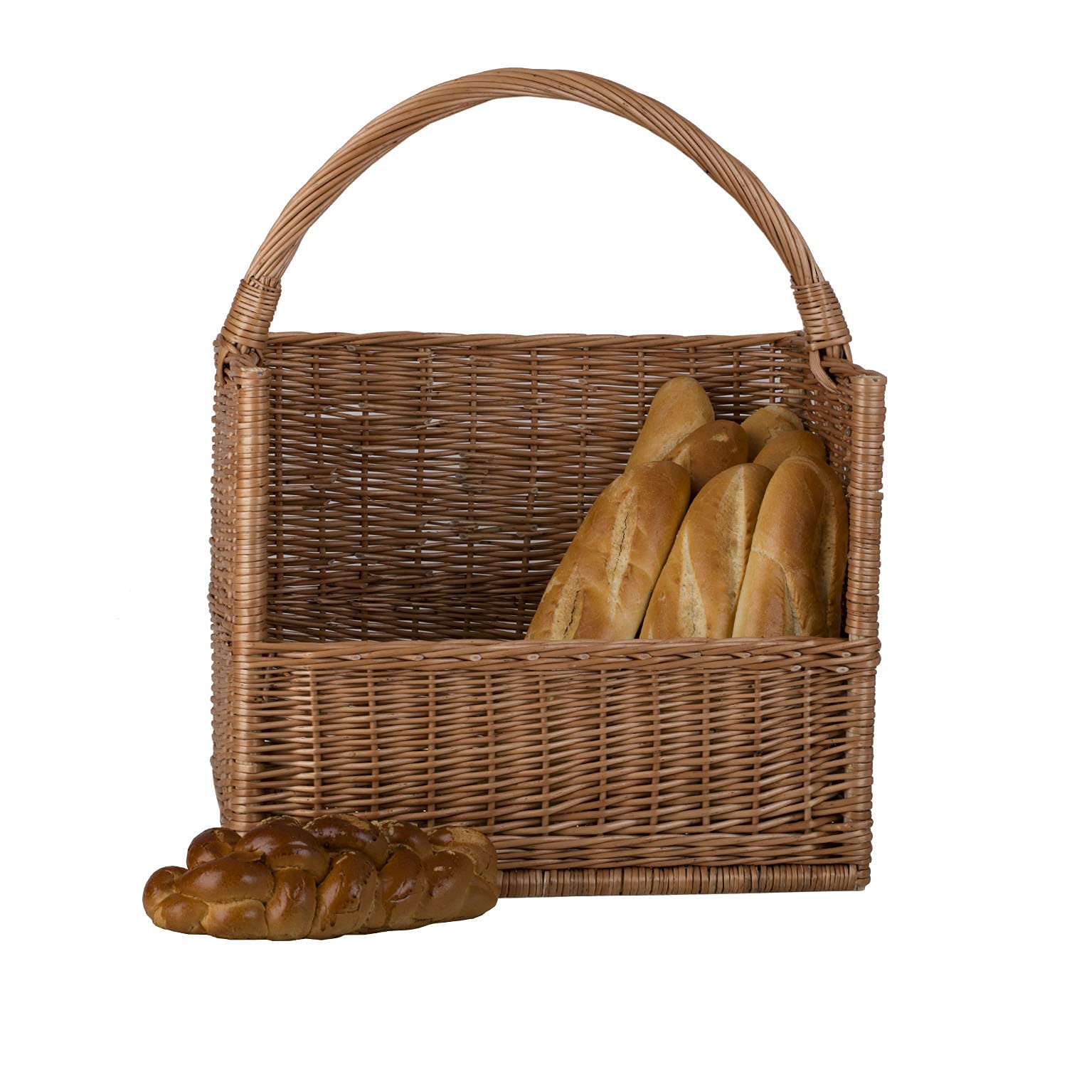 Cesta de mimbre para pan