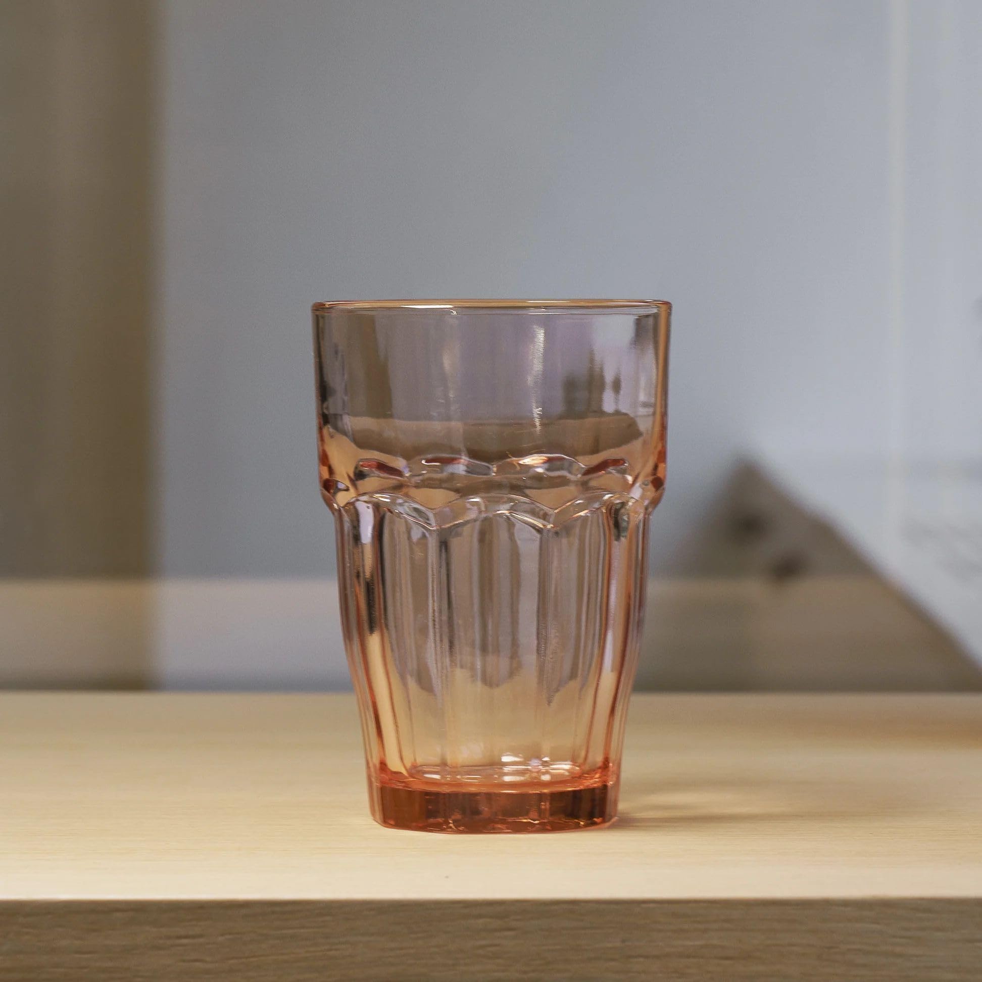 Bormioli Rocco Rock Bar Lounge - Set di 6 bicchieri da long drink, colore: pesca
