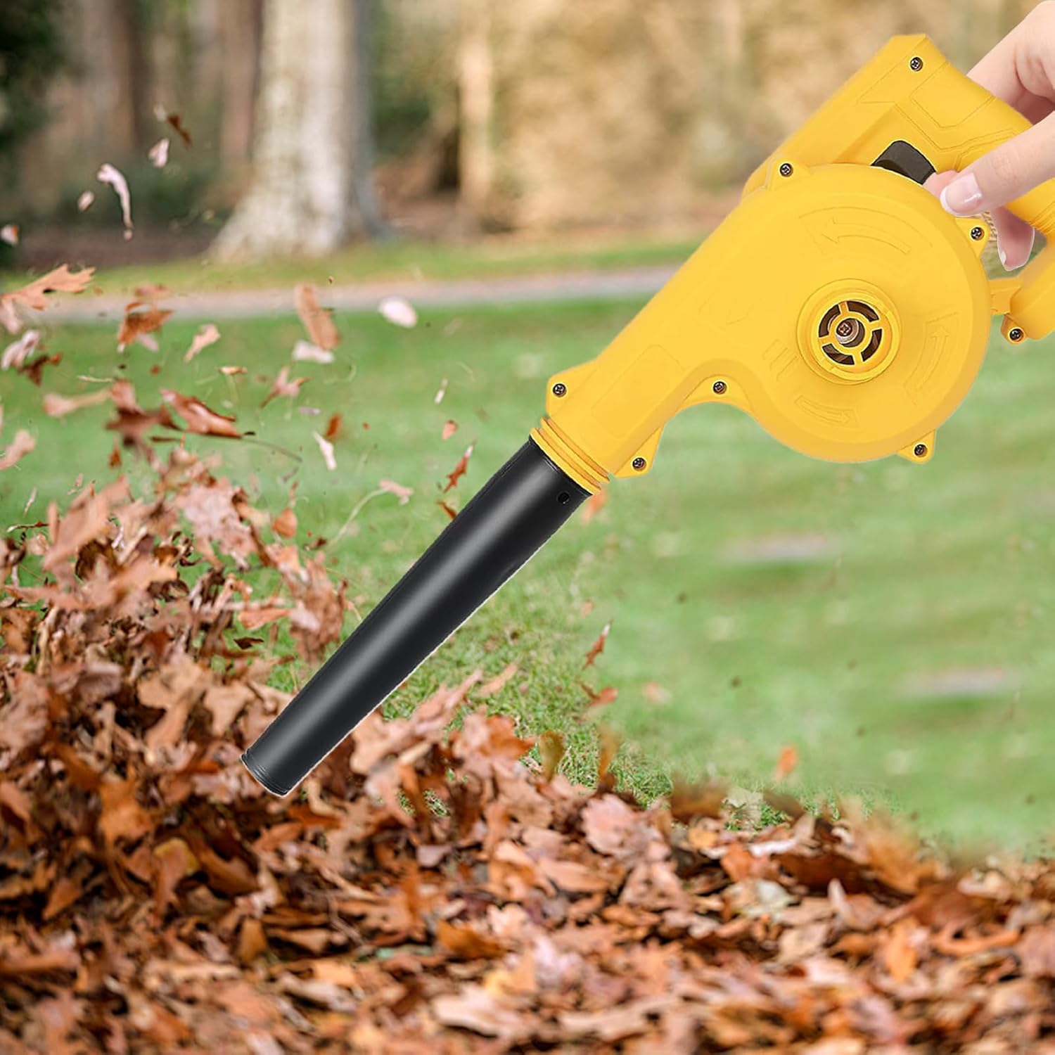 Blowers for Lawn Care | Electric Leaf Duster,Turbo Duster,for Construction Site, Garden, Home, Lawn Care, Outdoor, BBQ, Car Detailing, Patio, Workshop, Gutter
