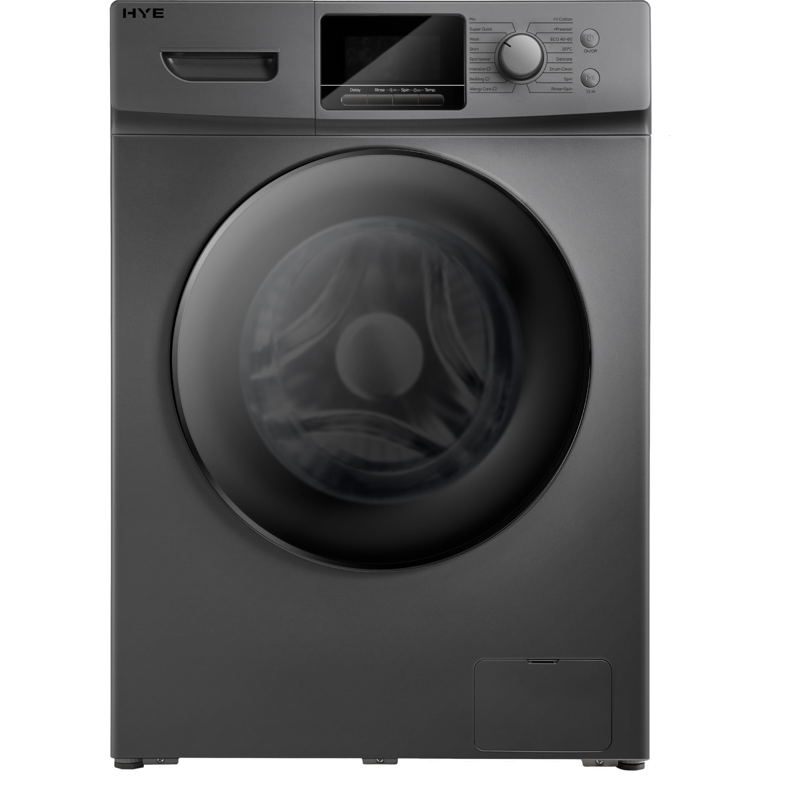 HYE Washing Machine - Washer, 7KG Drum, 1200RPM, Slimline Freestanding Design, Quiet 42 dB Operation, 11 Programs, Quick & Eco Wash, Ideal For Apartments & Smaller Houses - W0107SL12W22 — view 11