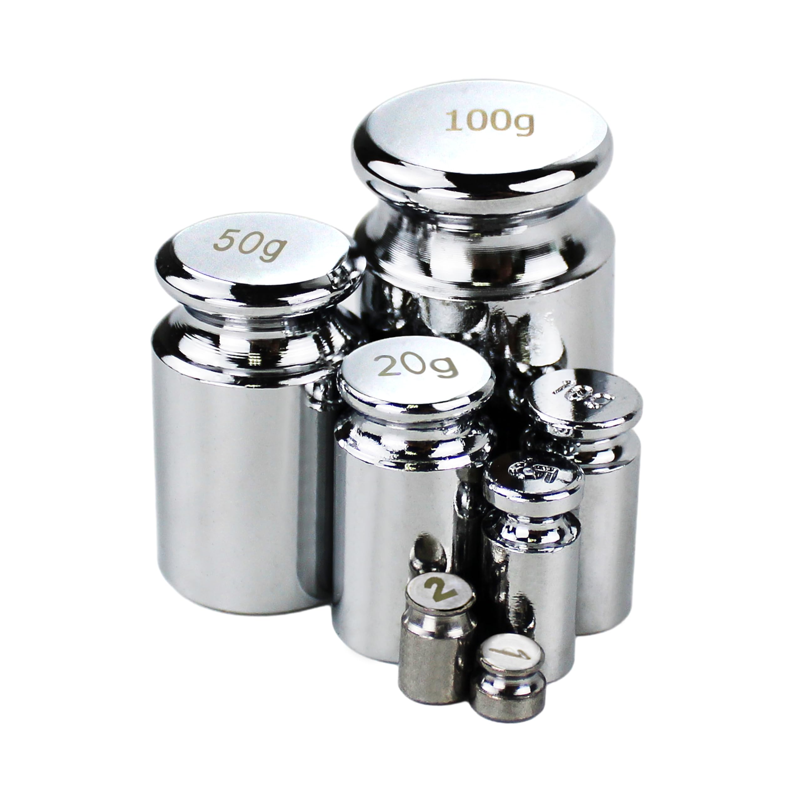 Amazon | STEELMIGHT 校正分銅 1g 2g 5g 10g 20g 50g 100g 高精度 天秤