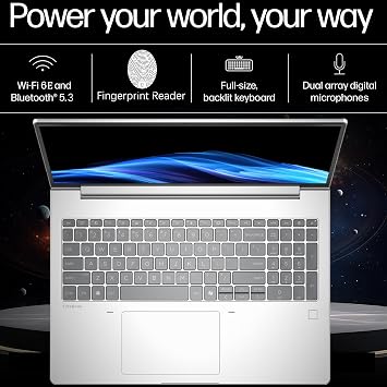 HP 2026 EliteBook 16 Laptop, AMD Ryzen 5 200, 32GB DDR5, 1TB SSD, AI PC