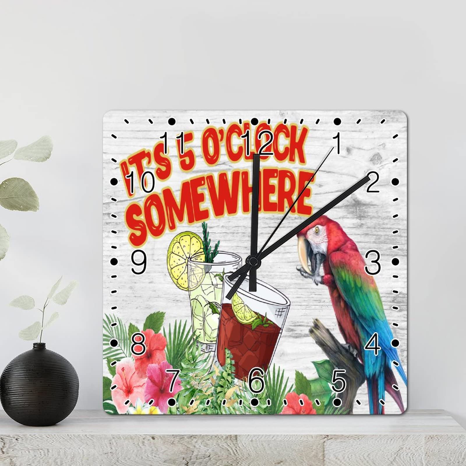 Horloge murale en bois de 30 cm pour rompre la monotonie de votre deco