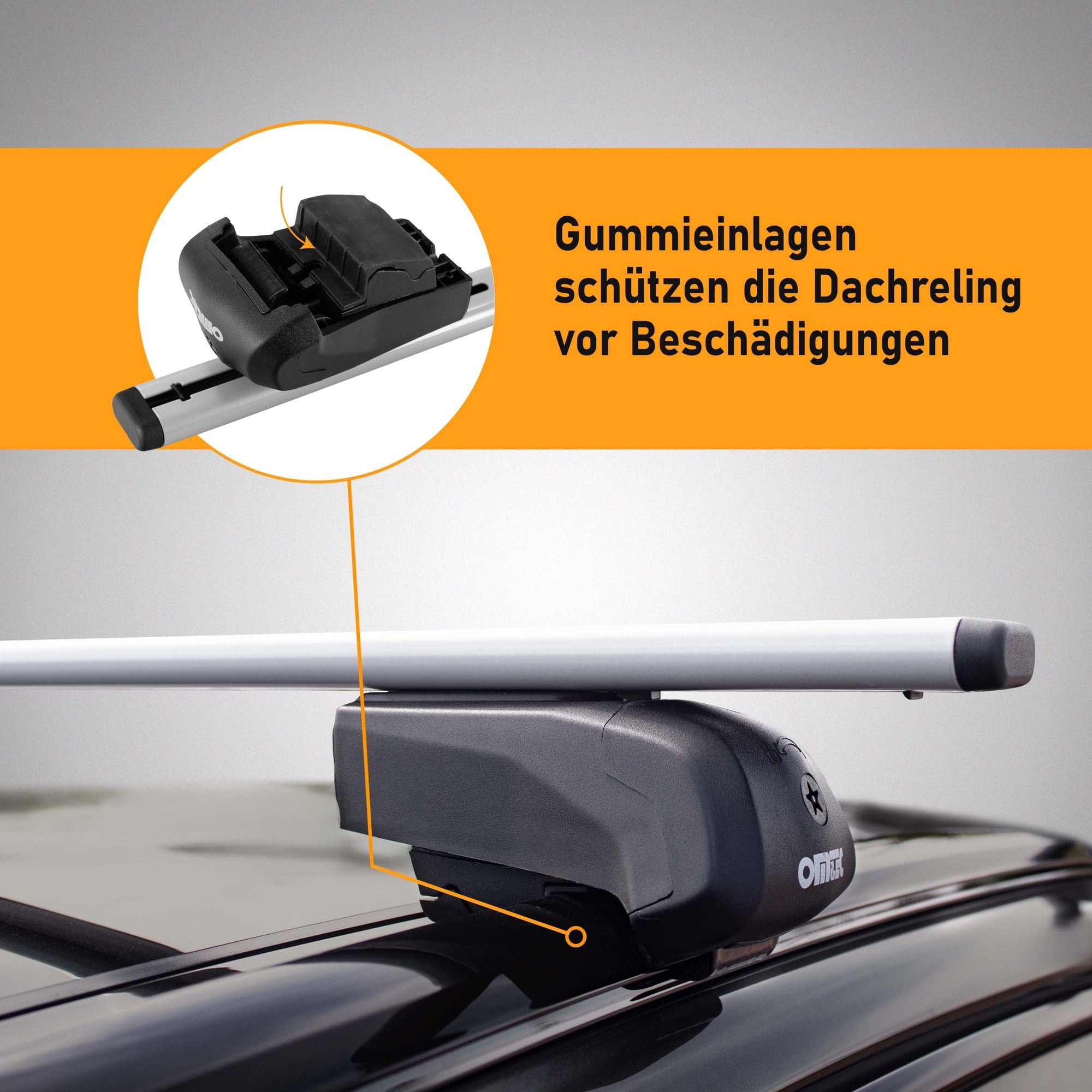CHROMEMASTER | Dachgepäckträger Dachträger | Kompatibel mit KIA Sportage 2022+ | Er dient zum Transport Einer Dachbox, Fahrradträger, Leiter; Robuste Dachträger aus Stahl