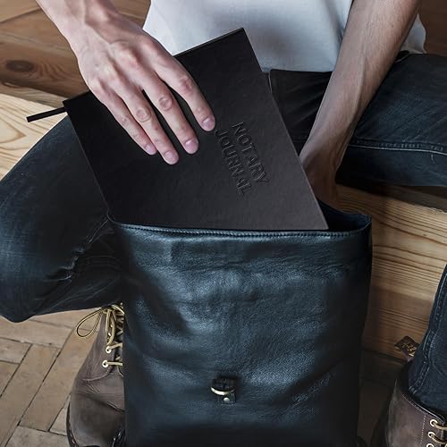 Miniatura 7 de JUBTIC Libro de registro de notario - Diario público de notario de actos notariales - Suministros notariales con guardia de privacidad - Horizontal,