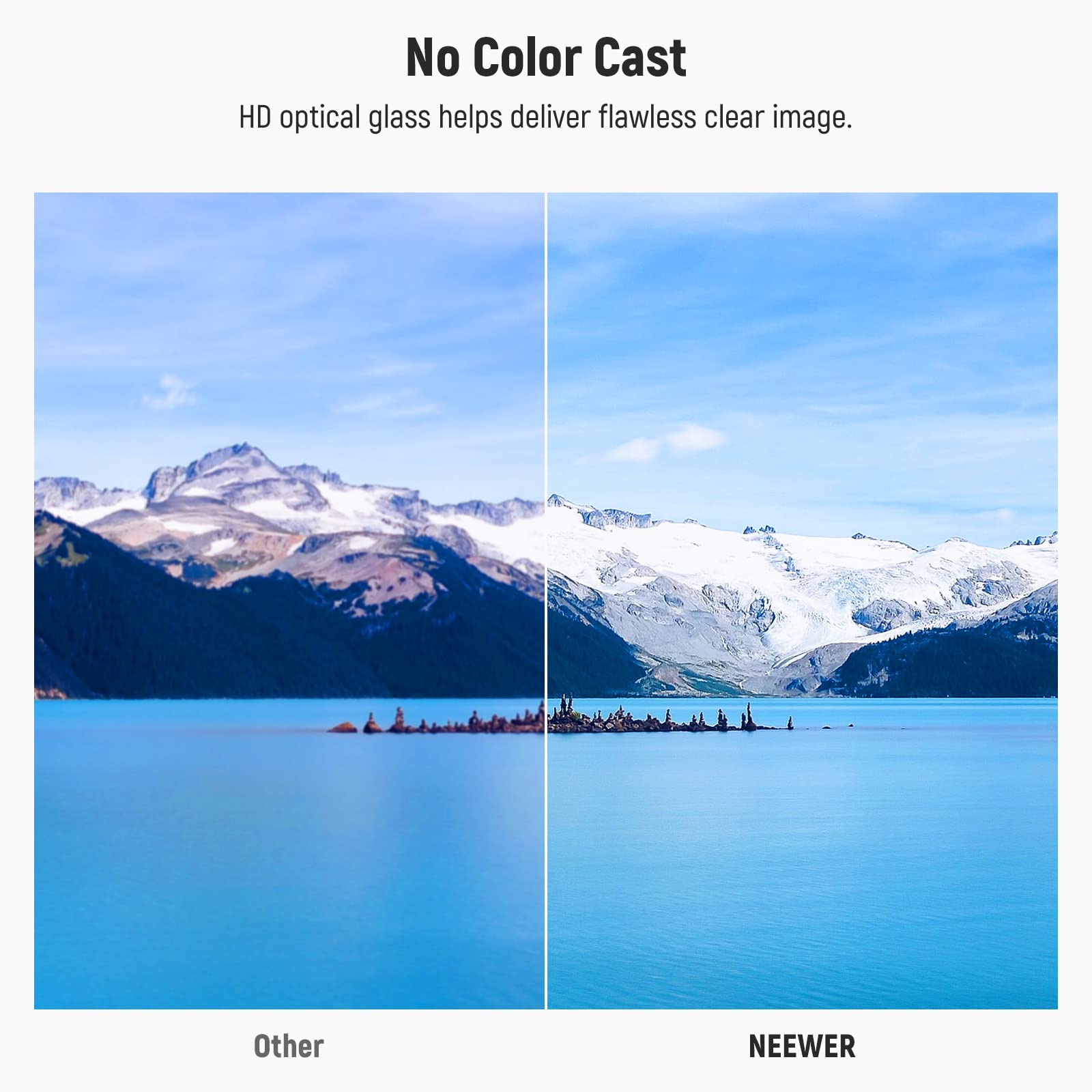 Kit Filtri Fotografici NEEWER 82mm: ND8, ND64 E CPL – Perfetto Per Paesaggi E Lunga Esposizione