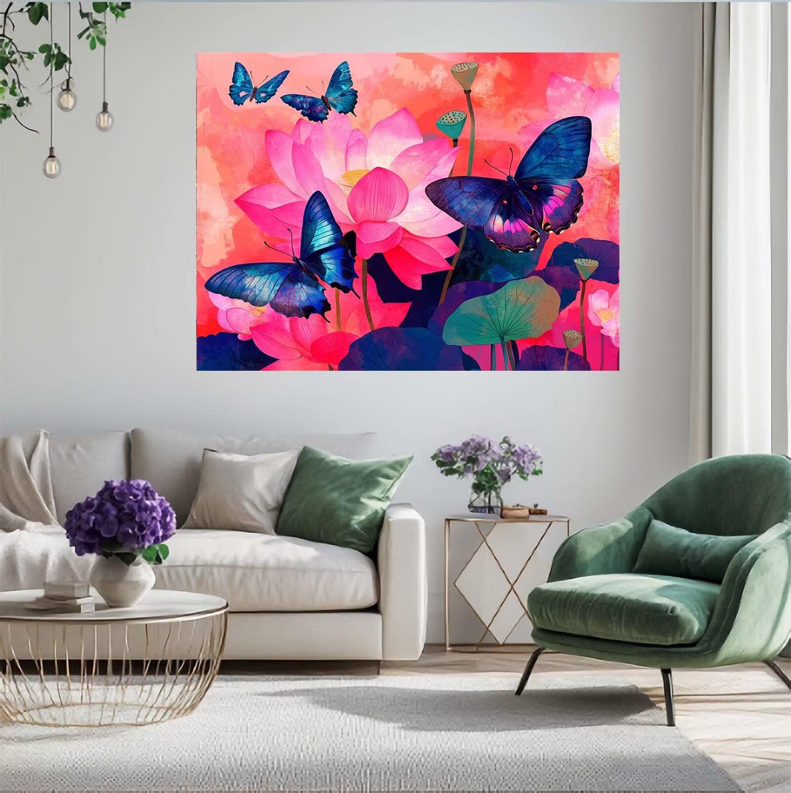 Puzzle motyl, 1500 elementów, puzzle lotosu dla dorosłych, z pudełkiem na prezent, "zrób to sam", duże drewniane puzzle dla dorosłych, gra zręcznościowa dla całej rodziny, prezenty dla kobiet, 87 x 57