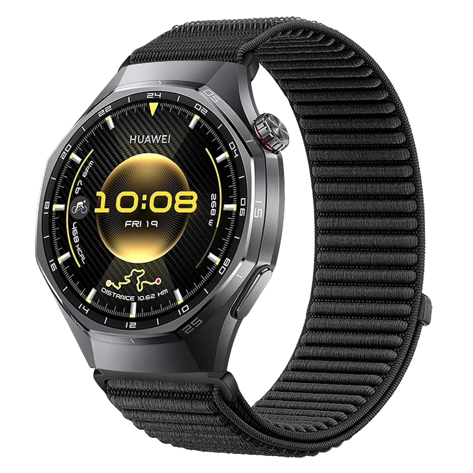 Nylon Correas para Huawei Watch GT6 Pro 46mm, 22mm Transpirable Correa Loop Deportiva Nylon Pulsera para Huawei Watch GT6/GT5/GT5 Pro/GT4/GT4 P ro/GT3/GT3 PRO/GT2/GT2 PRO/GT 46mm/Venu 4 45mm/Venu 3
