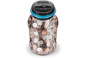 Coin Operated Money Bank with LCD Screen - The Smartest Solution to Coin Counting