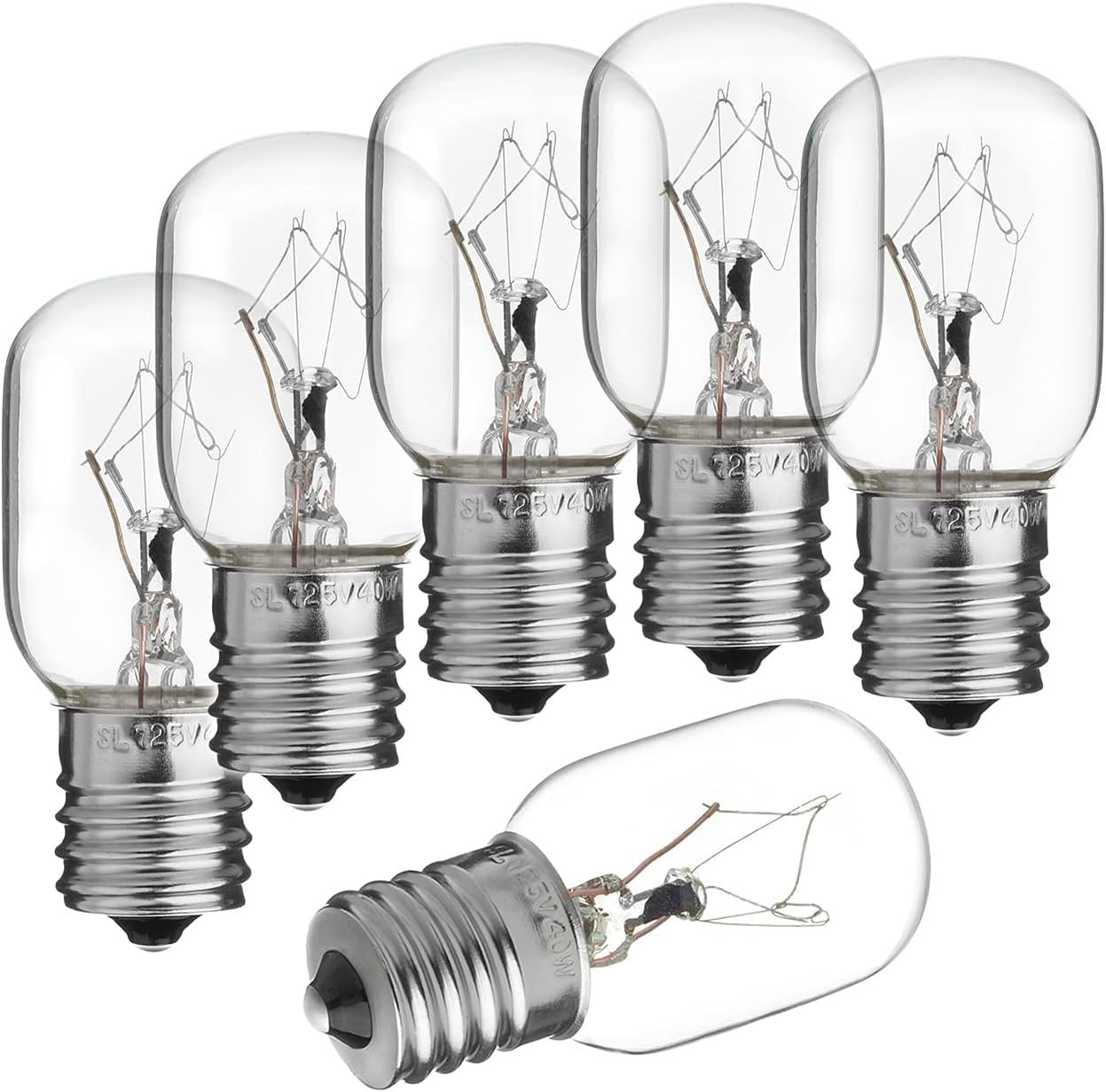 ANTOBLE 8206232A Microwave Light Bulb 120V 40W E17 Base for