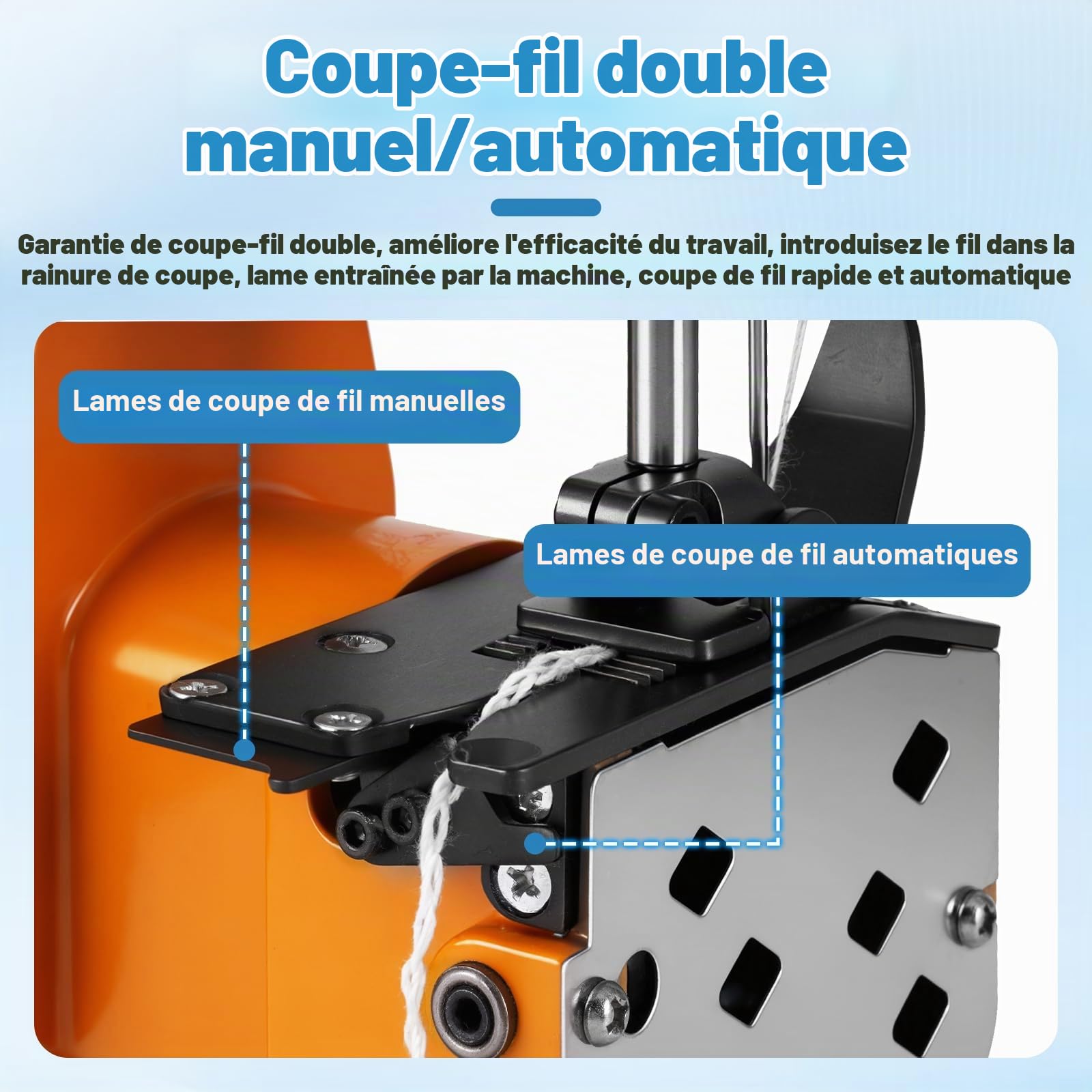 MXBAOHENG Machine à Coudre Closer Stitcher 2 batterie GK9-890D Machine à coudre avec batterie Machine a coudre portable batterie Machine de fermeture de sac pour sac/tissé/riz/papier/sacs en plastiqu