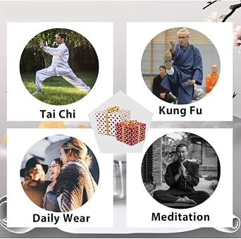 Womens Martial Arts Uniform Tai Chi Suit Chinese Kung Fu Clothing for Morning Gymnastics Wushu