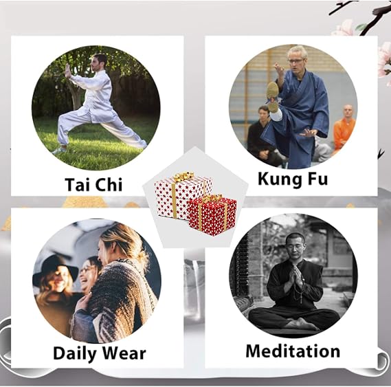 Womens Martial Arts Uniform Tai Chi Suit Chinese Kung Fu Clothing for Morning Gymnastics Wushu