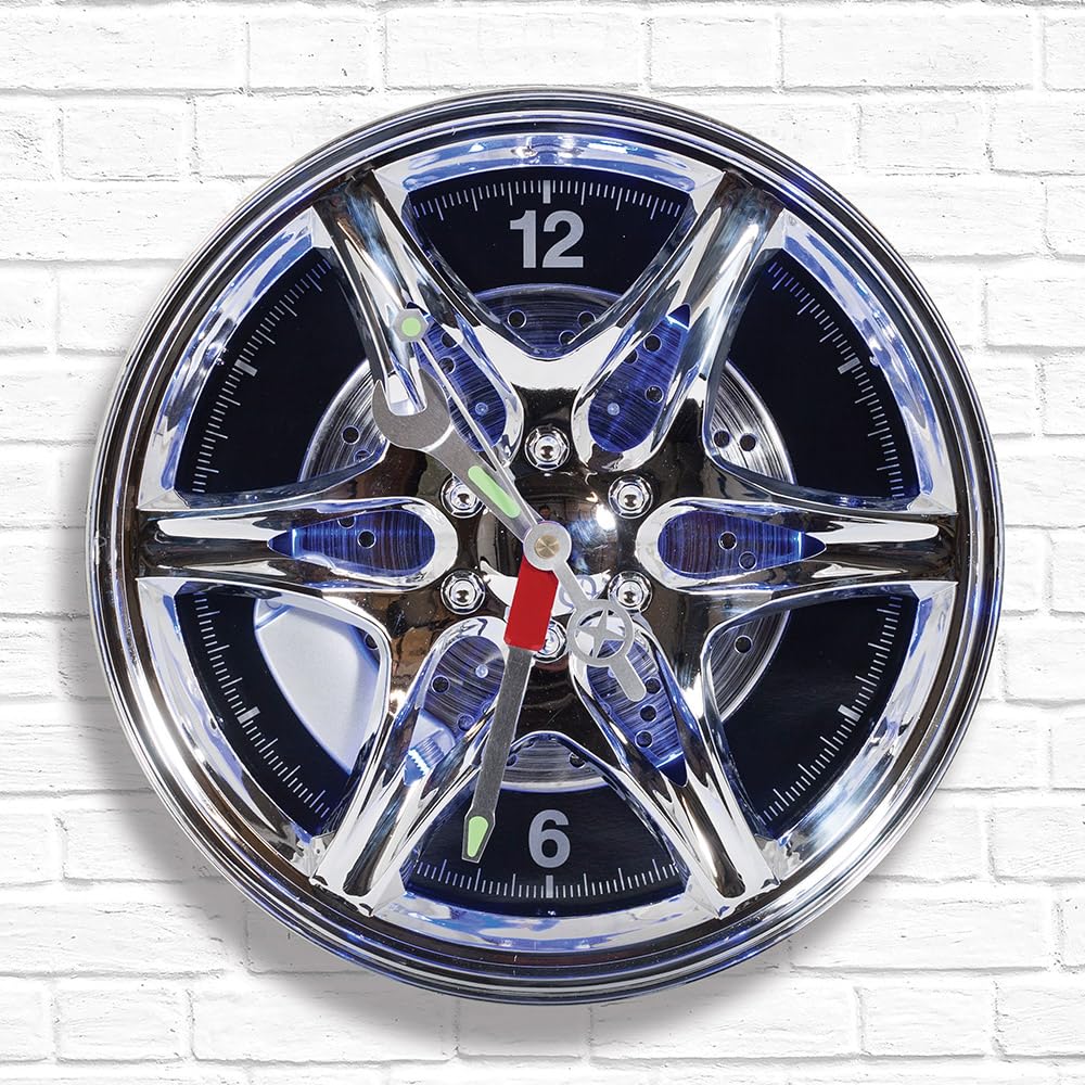 RED5 Horloge Murale à LED pour Jante de Roue