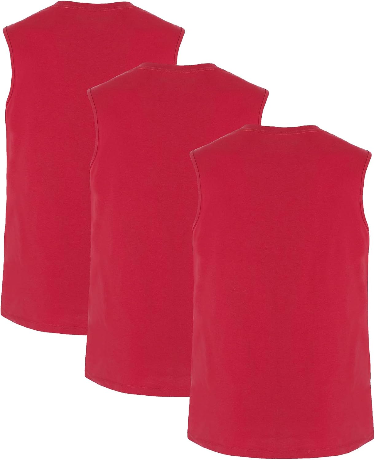 Smith's Workwear Mens Cotton Muscle Tee, 3-Pack