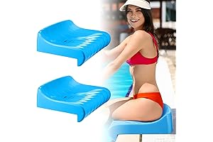 2 Piece Edge-of-Pool Style Poolside Lounge Chair with Lip for Outdoor, Camping, or Beach Use