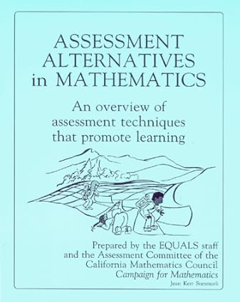 Amazon | Assessment Alternative in Mathematics: An Overview of ...