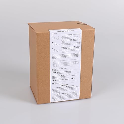 Cervical Neck Pillows for Pain Relief Sleeping, Memory Foam Neck Bolster Support Pillow and Shoulder Relaxer for Stiff Pain Relief, Neck Support Pillow Bed Neck Roll Pillow(Dark Gray)(Dark Gray)