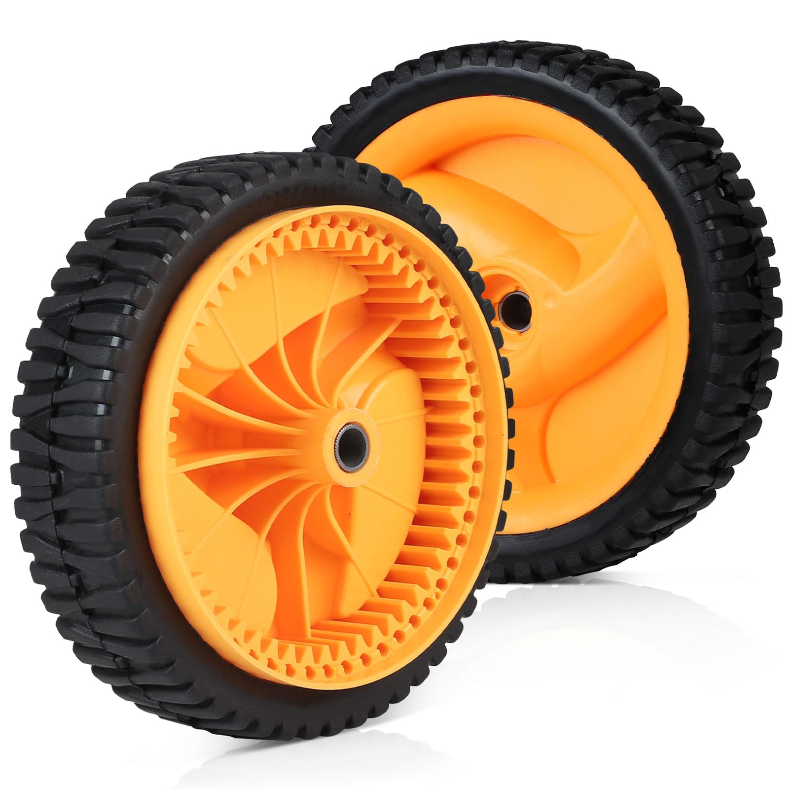 SWAWIS Lot de 2 Roues Tondeuse 53 Dents Compatible avec Craftsman Partner Electrolux McCulloch Rally et Autres Tondeuses à Gazon