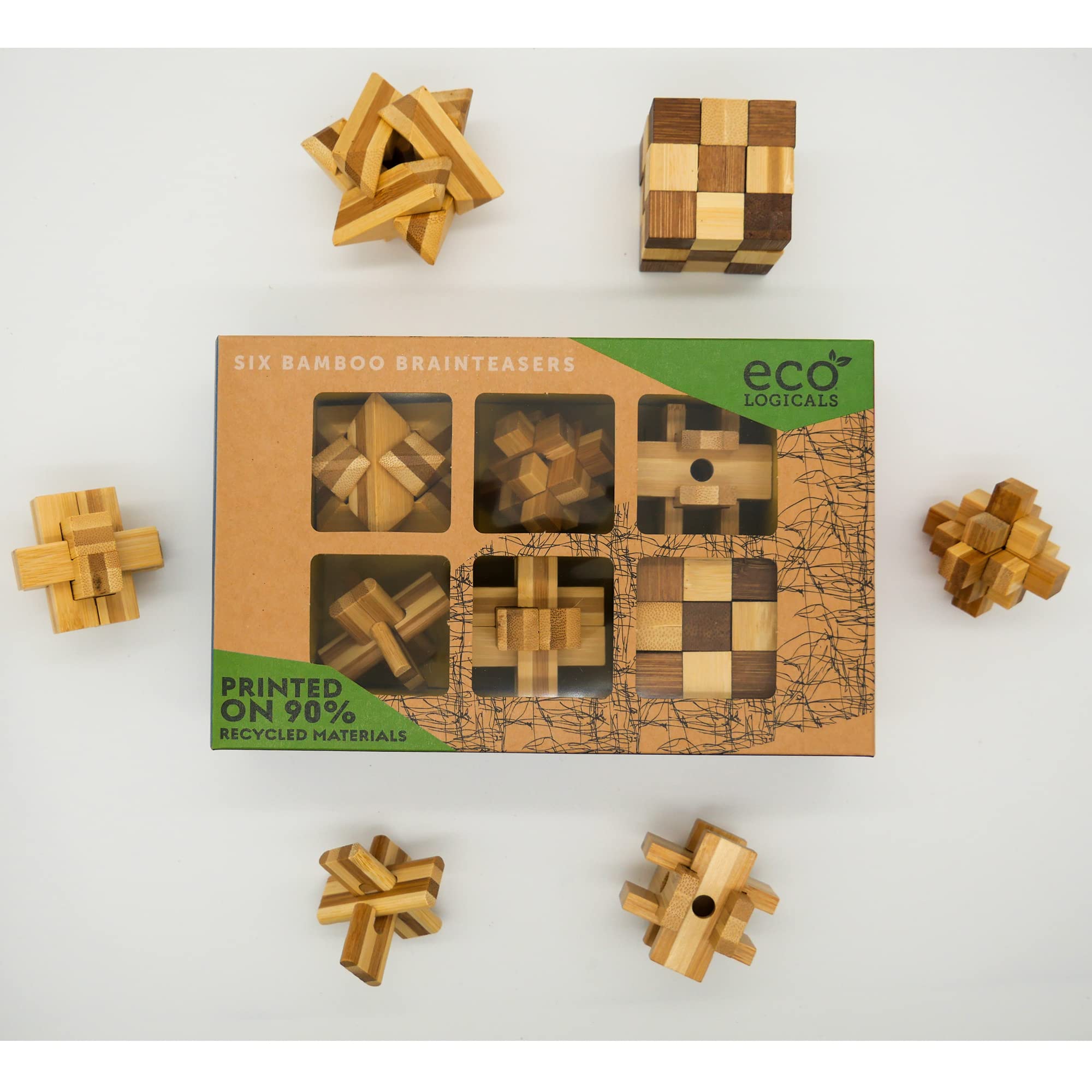 Amazon.com: Project Genius: Ecologicals 6 Bamboo Brainteasers