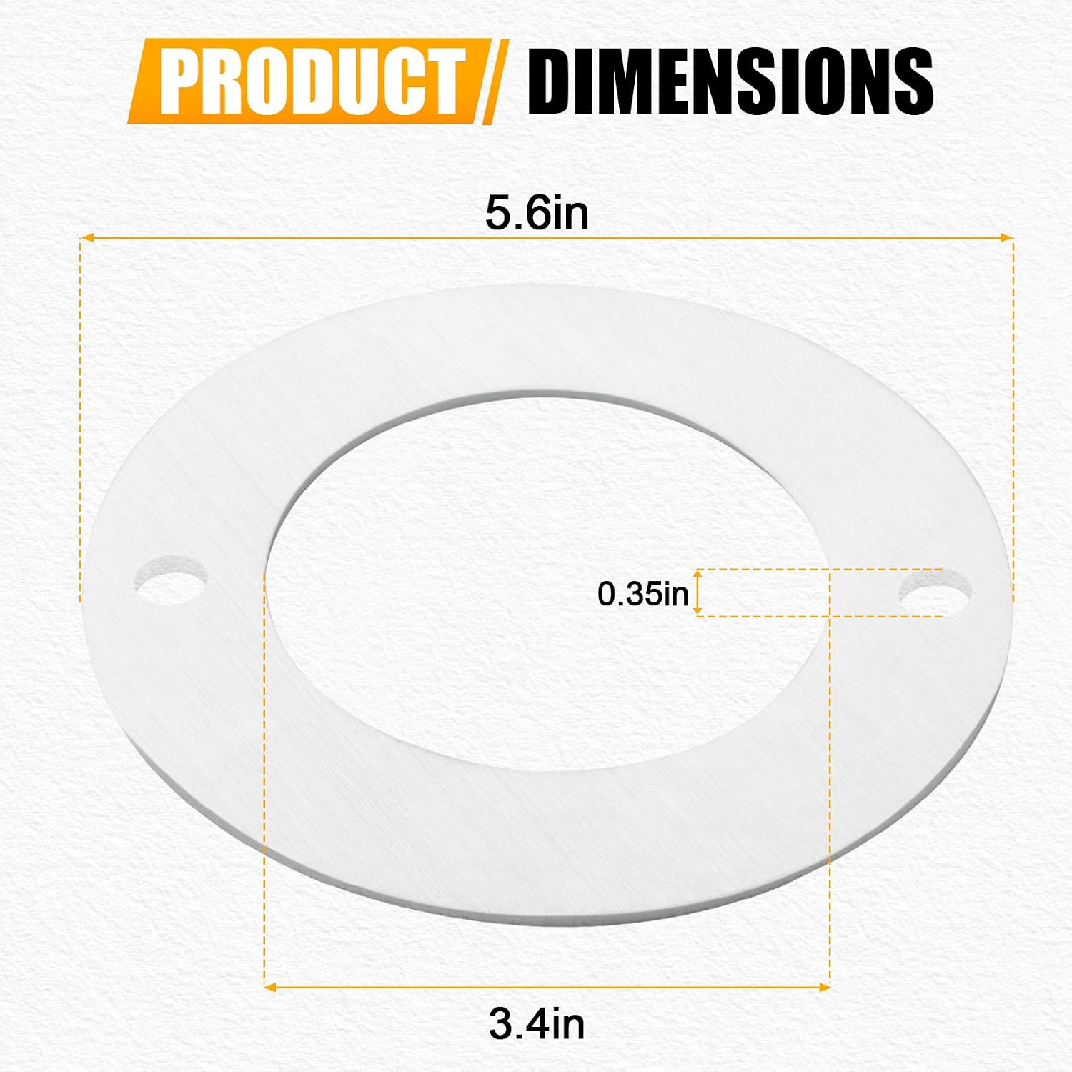Chimney Insulation Wool Heat Resistant Gasket Replacement Parts (2 Pack)