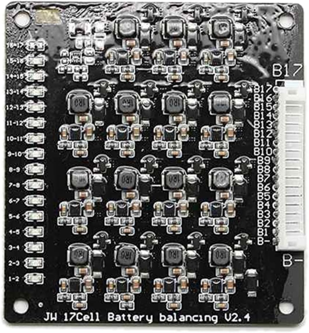 Battery Equalizer 2PCS 1.2A 16S High Current Equalizer Module Lifepo4 Lithium Battery Active Balancer BMS for Battery Car Group Balancer