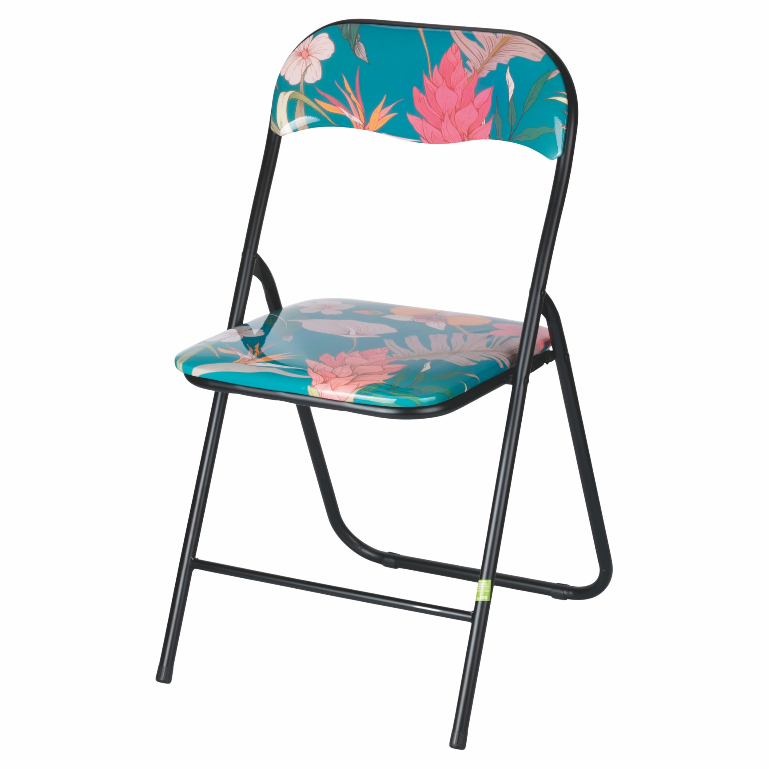 Este Lot de 6 chaises Pliantes, Pliables et Peu encombrantes, 43,5 x 45 x 79 cm, décoration Florale, botanique siblique