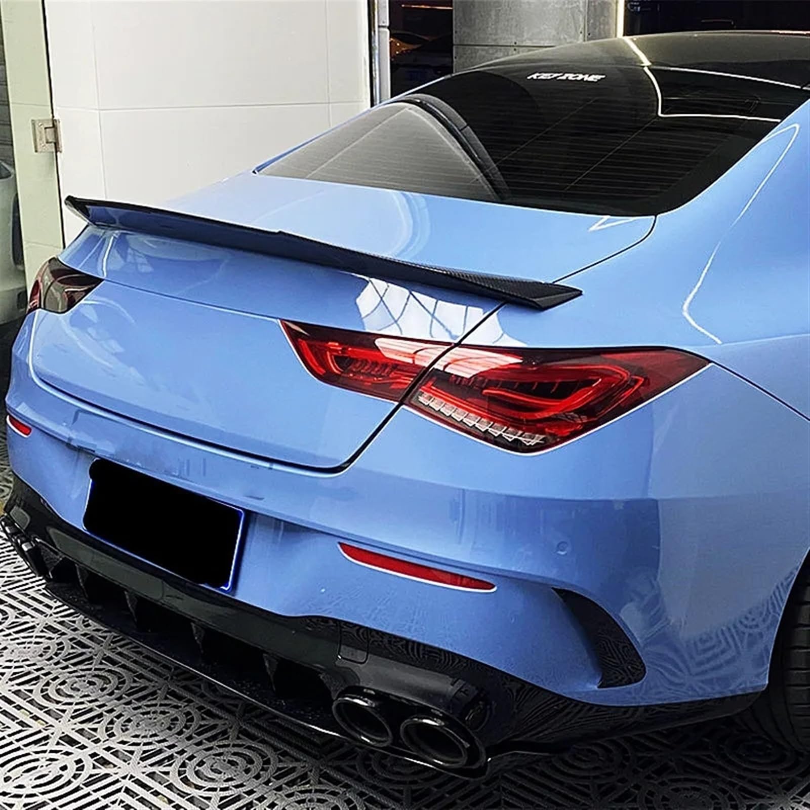 Produktbild von Auto Heckspoiler Heckspoiler Für Für Benz/AMG CLA Shooting Brake X118 X117 Wagon Estate CLA 35 45 45S/CLA200, Heckflügel Dachlippe Auto Heckspoiler