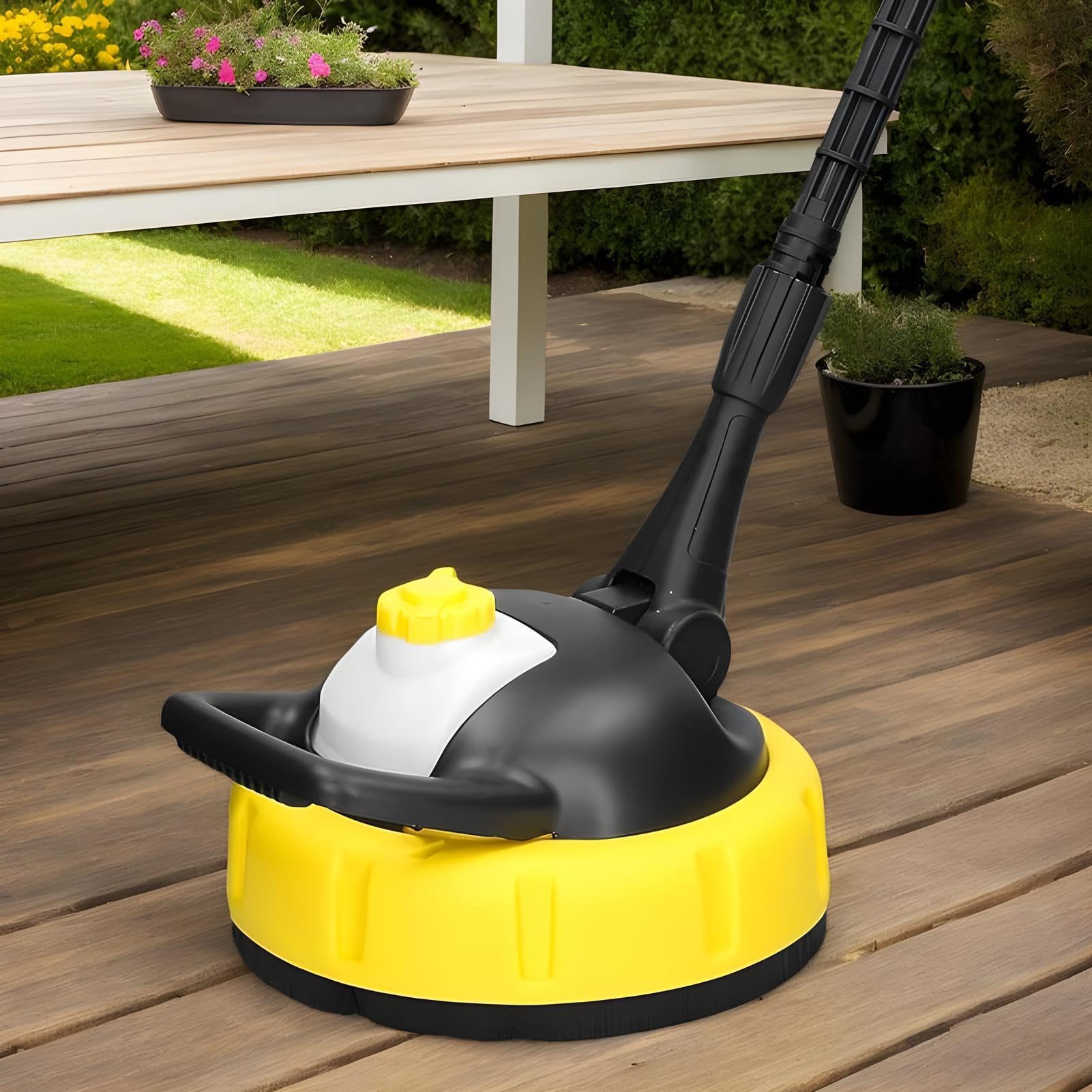 Limpiador De Superficies Para Hidrolavadora Accesorio Hidrolimpiadora Mango | Potente Limpiador De Suelos Para Exterior, Entradas, Patios, Aceras, Terrazas, Suelos, Hormigón, Piedra Y Ladril