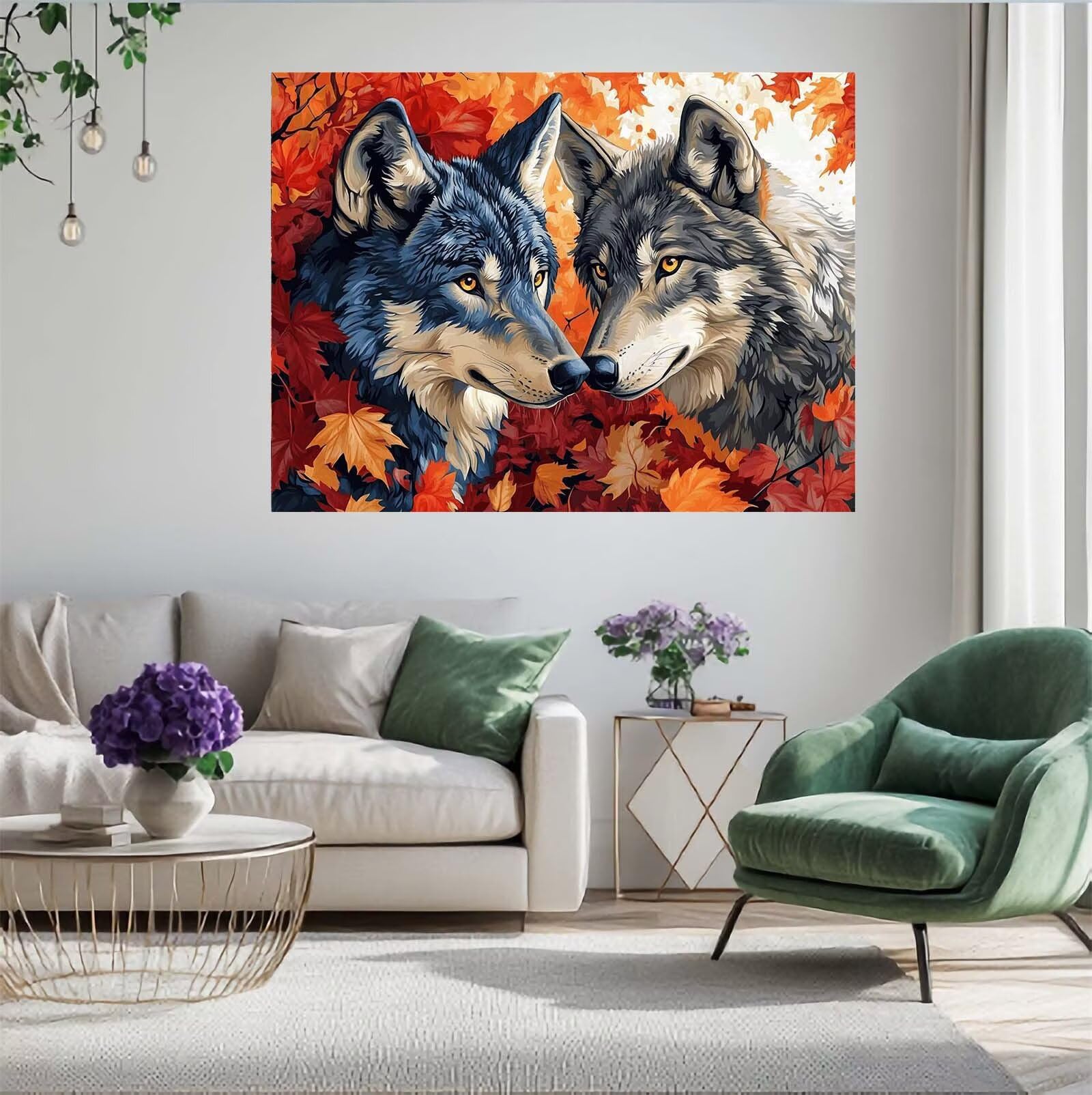 Puzzle ze zwierzętami, 6000 elementów, wilk, puzzle dla dorosłych, z pudełkiem na prezent, duże drewniane puzzle dla dorosłych, gra zręcznościowa dla całej rodziny, prezenty dla kobiet, 105 x 180 cm