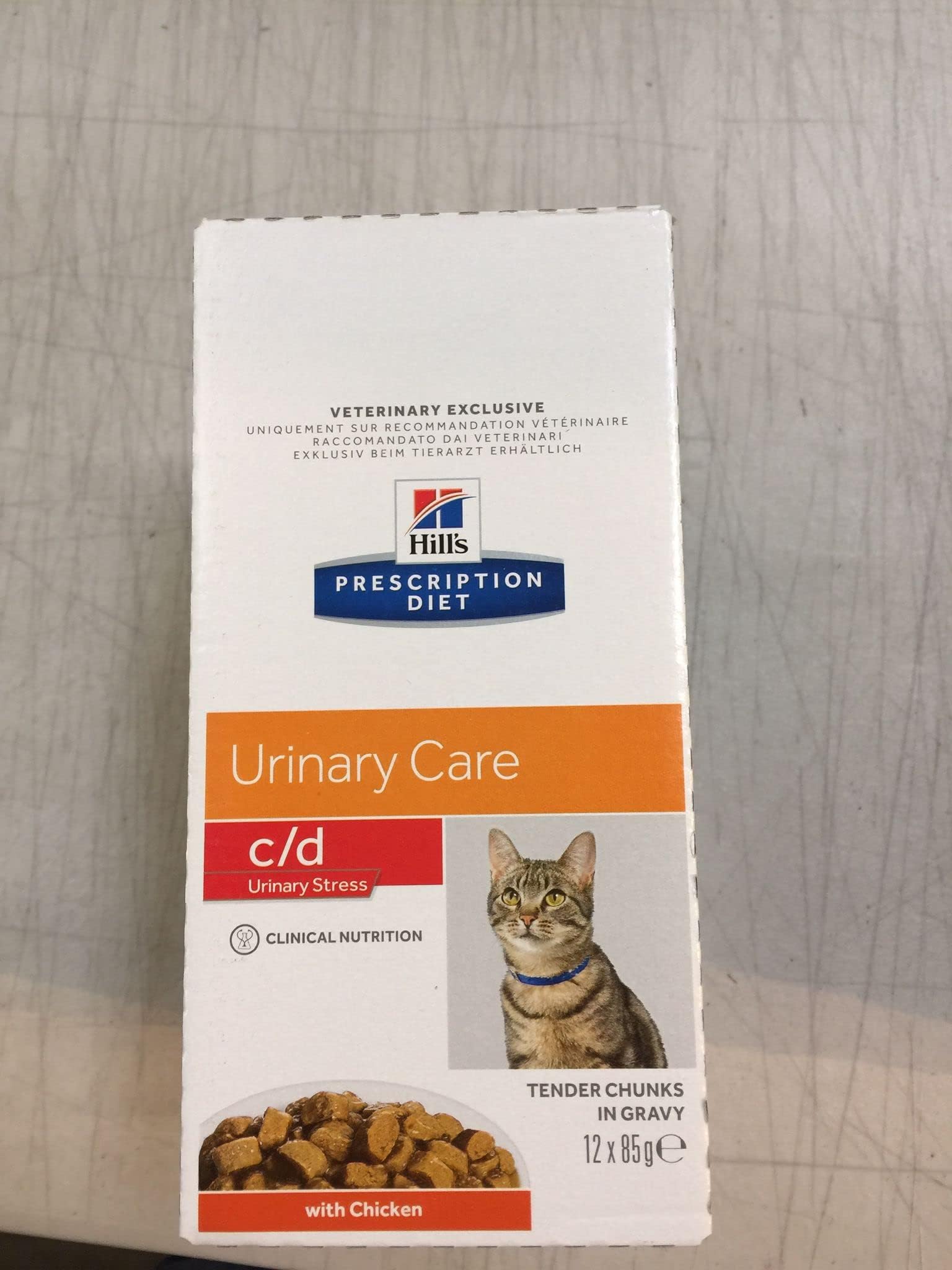 c/d Urinary Care - Urinary Stress Cat Food Wet In 12 Chicken And 12 Salmon (24 Packs)