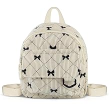 Mini Backpack, Corduroy Small Backpacks for Women, Cute Casual Mini Daypacks Lightweight Small Rucksack for Travel Daily Outings