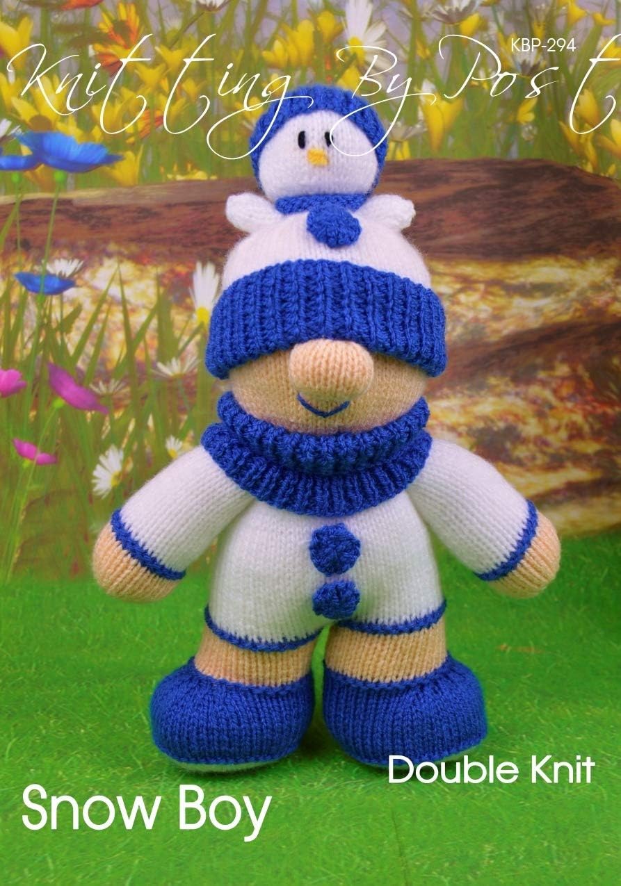 Knitting Pattern Snow Boy from Knitting by Post Christmas Knitting