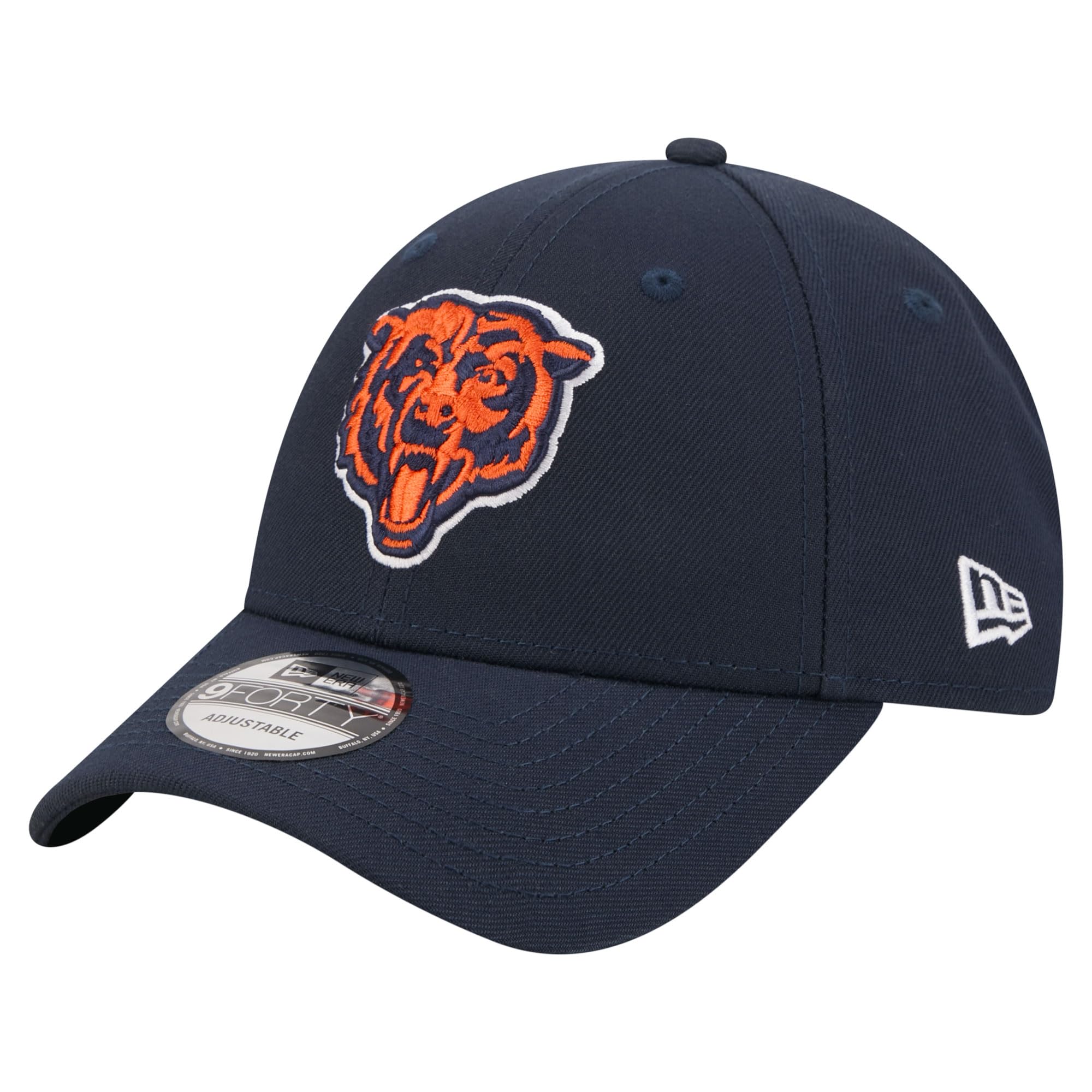New Era Unisex Navy 9Forty Snapback Cap - Nfl Chicago Bears - One Size