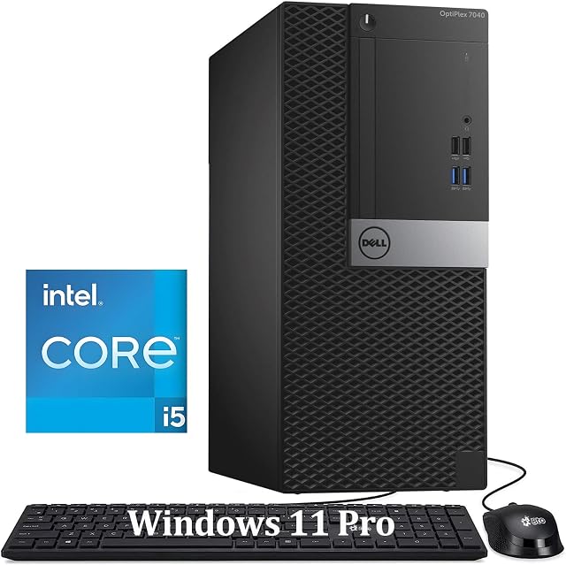 Dell Optiplex 7040 Mini Tower i5-6500T 8GB RAM 256GB SSD Windows 11 Pro