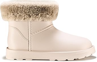 ESTRO F115 Women's Low Winter Boots – Rain Boots with Fur