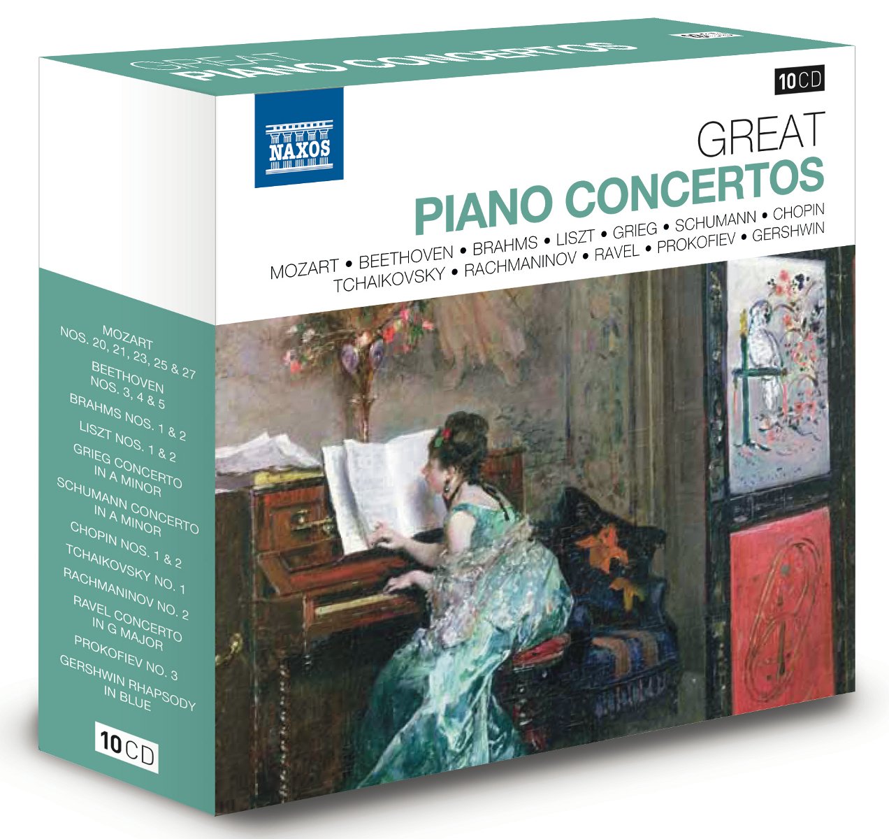 Große Klavierkonzerte - Naxos Jubiläumsbox
