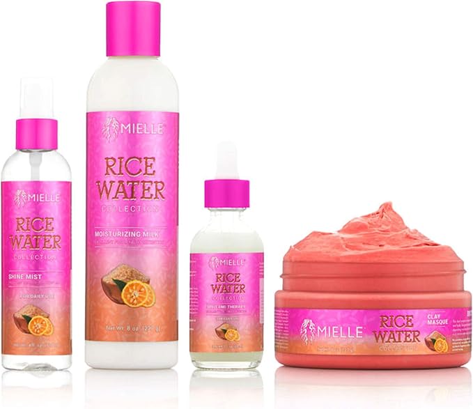 MIELLE RICE WATER COLLECTION COMBO (MILK, MASQUE, SPLIT, SHINE MIST)