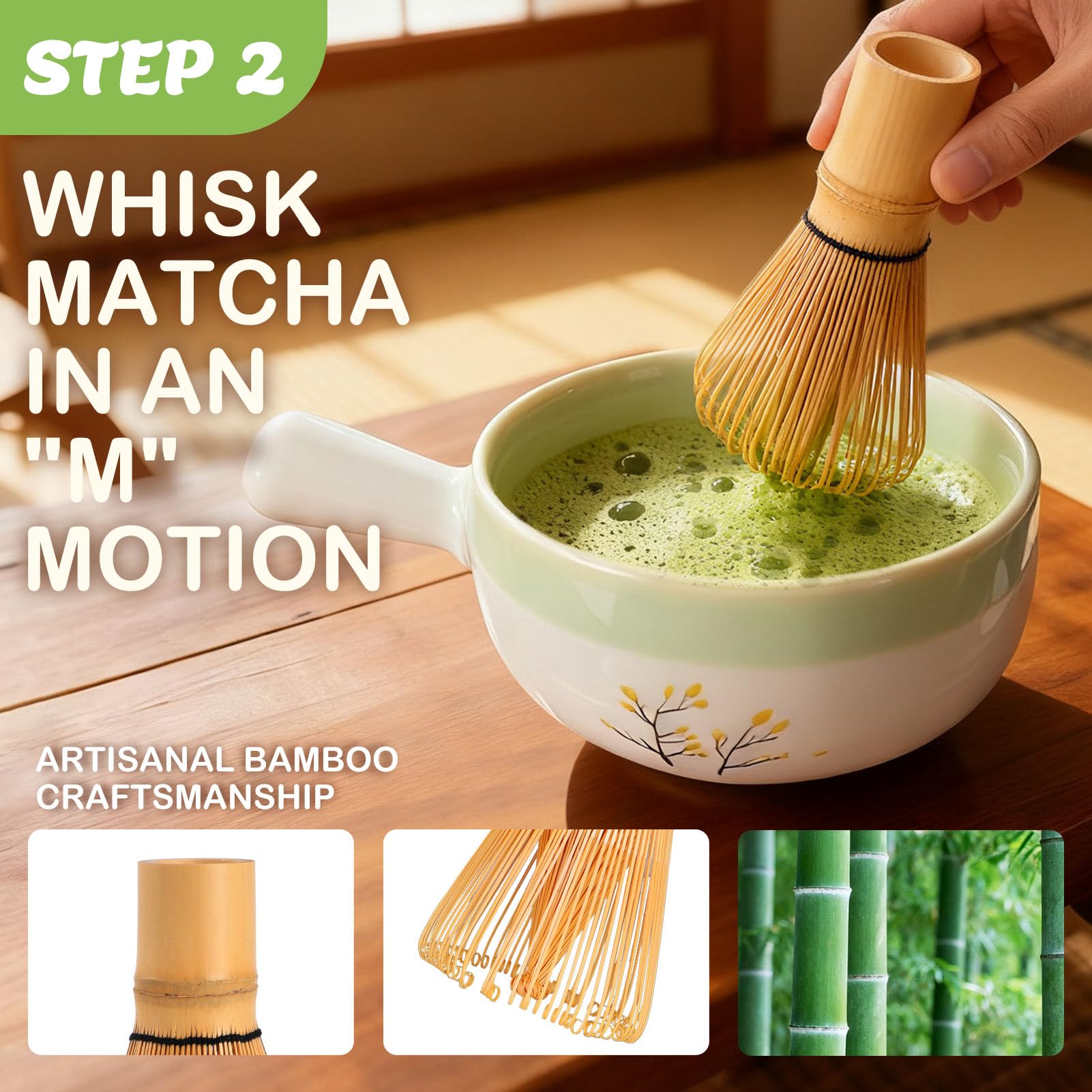 Matcha Whisk Set, Matcha Set Home and Kitchen, Matcha Kit Handled Matcha Bowl Tea Set, Christmas Gifts for Women Mom, Kitchen Decor And Accessories, Matcha Sifter Tea Cup Set Christmas Kitchen Decor