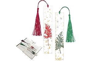 Amaxiu Christmas Tree Resin Bookmarks