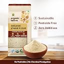 Organic Tattva Jowar Atta – All Natural and Fresh Sorghum Flour (500g, Pouch) | Pure & Organic Jowar Flour for Healthy Cooking gallery image