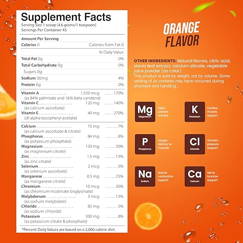Miniatura 2 de Pride Naturals Polvo de electrolitos bebida hidratante sin azúcar para energía y apoyo inmunológico polvo de electrolitos keto sin azúcar con Sabor