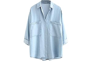 Women's Chambray Denim Shirt: Lightweight, Breathable Style