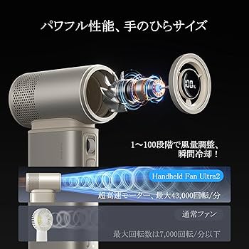 Amazon | JISULIFE 5 in 1 多機能 ハンディファン 【2025年モデル