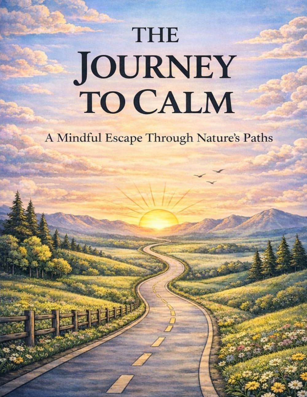 The Journey to calm: A mindful escape through nature`s path