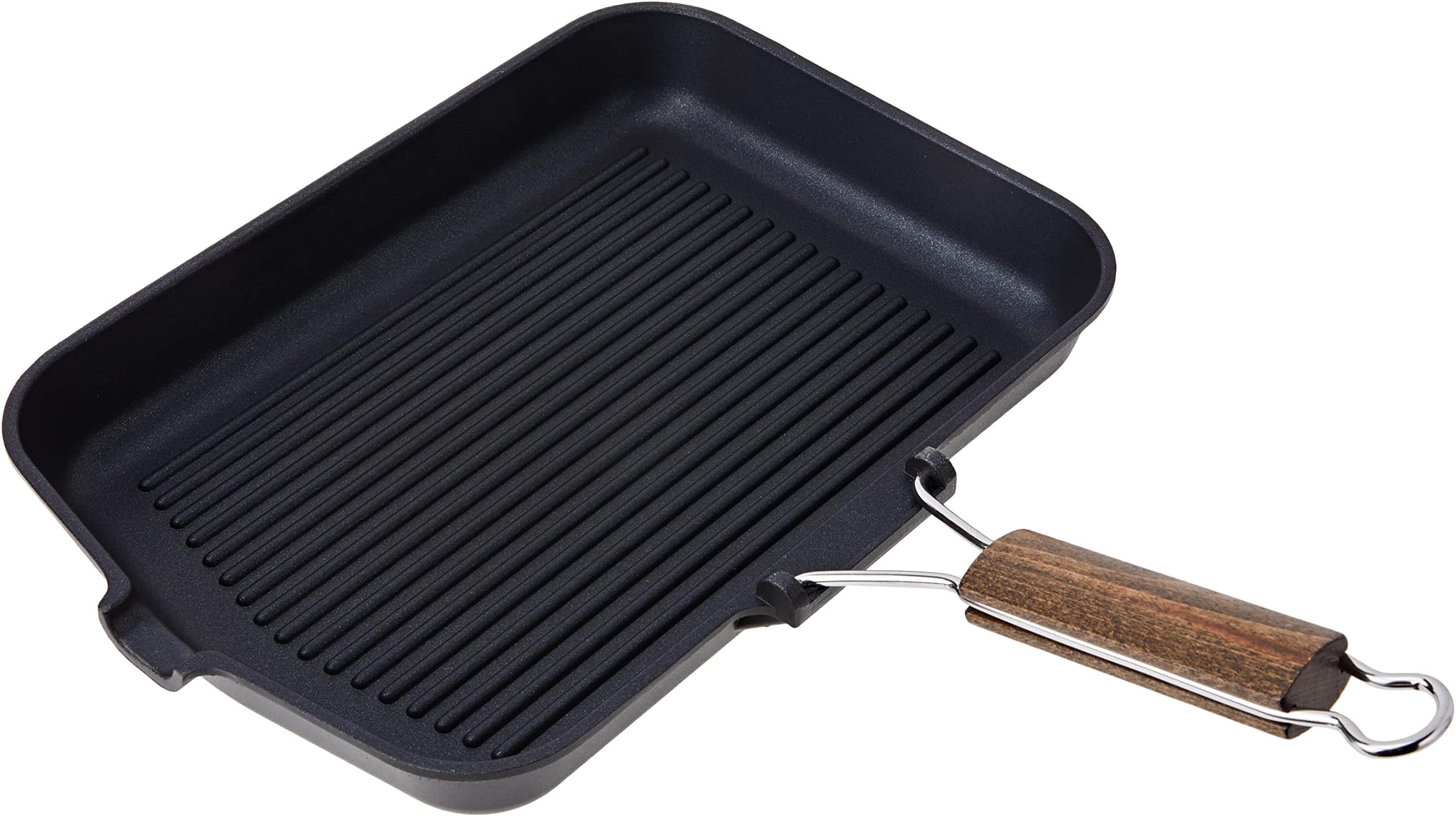 Home Antikars Non-Stick Grill Pan Delicia Handle 24 x 36 cm Kitchen Preparation, Material, Multicoloured